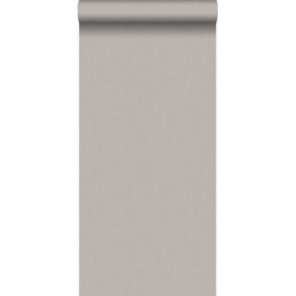 Origin Wallcoverings behangpapier linnen grijs roze - 53 cm x 10,05 m - 346625