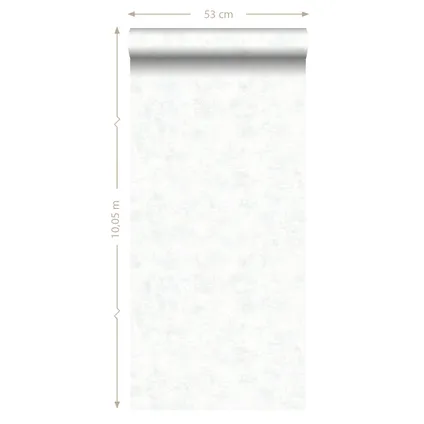 ESTAhome behangpapier gemêleerd wit - 53 cm x 10,05 m - 148311 8