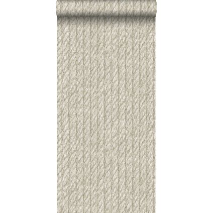 ESTAhome behangpapier touw-motief beige - 53 cm x 10,05 m - 138246
