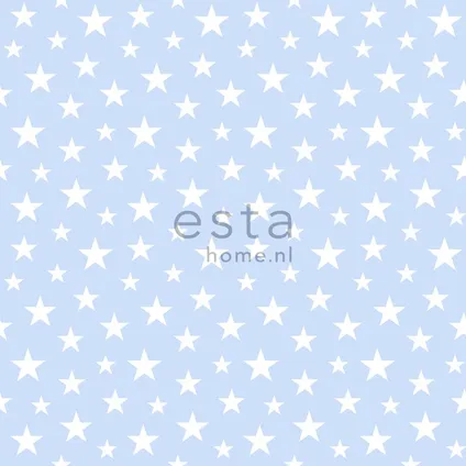 ESTAhome behang sterretjes lichtblauw - 53 cm x 10,05 m - 138729 7