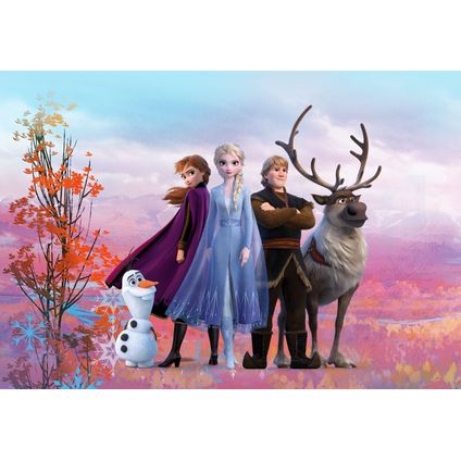 Komar papier peint panoramique La Reine des neiges violet et bleu - 368 x 254 cm - 610957