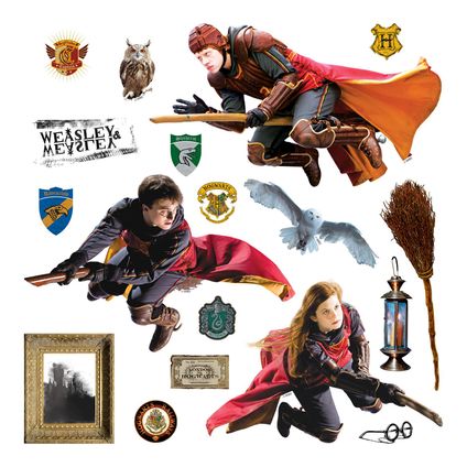 Sanders & Sanders sticker mural Harry Potter gris et rouge - 30 x 30 cm - 601336