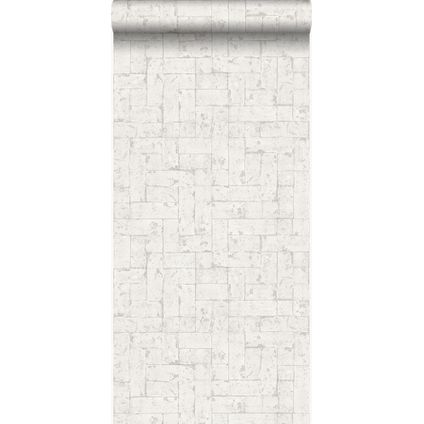 Origin Wallcoverings behangpapier bakstenen gebroken wit - 53 cm x 10,05 m - 347567