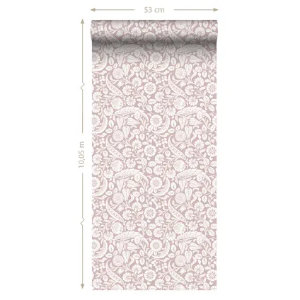 ESTAhome behangpapier bloemmotief lichtpaars - 50 x 900 cm - 139331 8
