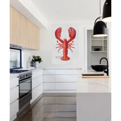 ESTAhome sticker mural homard rouge - 145 x 97 cm - 159032 4