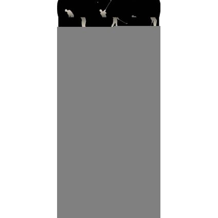 ESTAhome behangpapier golfspelers zwart - 53 cm x 10,05 m - 115643