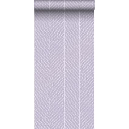 ESTAhome behang visgraat-motief lila paars - 139451