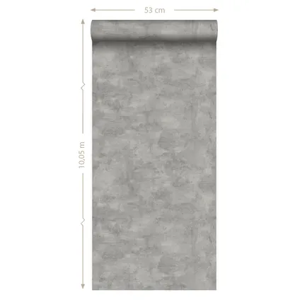 Origin Wallcoverings behangpapier betonlook donkergrijs - 53 cm x 10,05 m - 347605 9