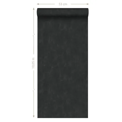 ESTAhome behang geschilderd effect zwart - 53 cm x 10,05 m - 136408 10