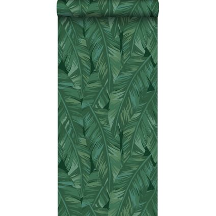 ESTAhome behang bananenbladeren emerald groen - 0,53 x 10,05 m - 139016