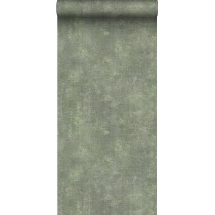 ESTAhome behang betonlook vergrijsd groen - 50 x 900 cm - 148756