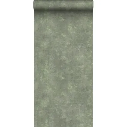 ESTAhome behangpapier betonlook vergrijsd groen - 50 x 900 cm - 148756