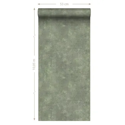 ESTAhome behang betonlook vergrijsd groen - 50 x 900 cm - 148756 9