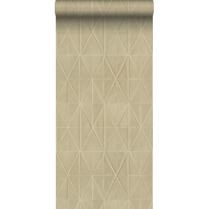 Origin Wallcoverings eco-texture vliesbehangpapier origami motief beige
