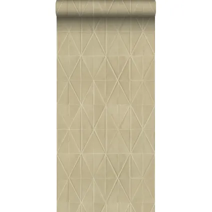 Origin Wallcoverings eco-texture vliesbehangpapier origami motief beige