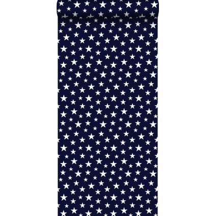 ESTAhome behang sterretjes donkerblauw - 53 cm x 10,05 m - 138730