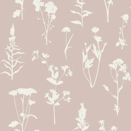 ESTAhome behang veldbloemen zacht roze - 0,53 x 10,05 m - 139393 9