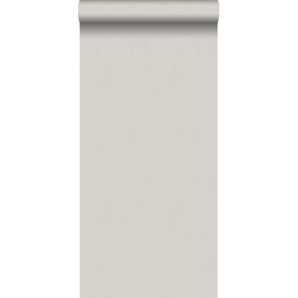ESTAhome behangpapier linnenstructuur grijs - 53 cm x 10,05 m - 127647