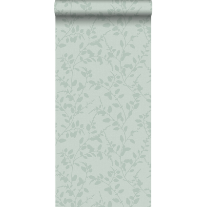 ESTAhome behang bladmotief celadon groen - 0,53 x 10,05 m - 148729