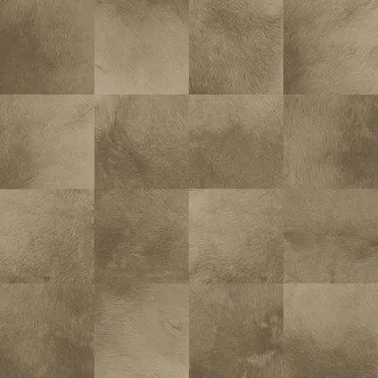 ESTAhome behangpapier dierenhuid donker beige - 0,53 x 10,05 m - 139182 10