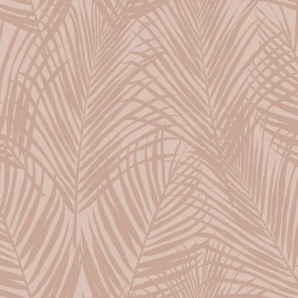 ESTAhome behang palmbladeren oudroze - 0.53 x 10.05 m - 139432 10