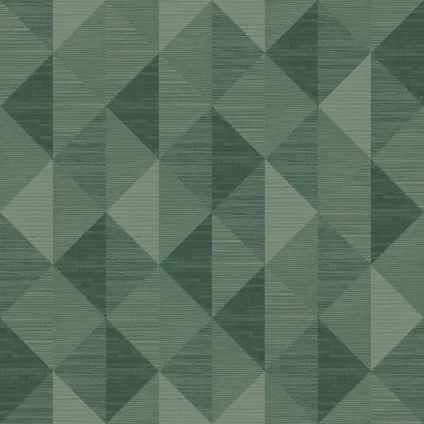 eco-texture vliesbehangpapier grasweefsel in grafisch 3D motief groen 7