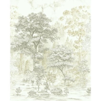 Komar fotobehang Noble Trees beige - 611188 - 200 x 250 cm