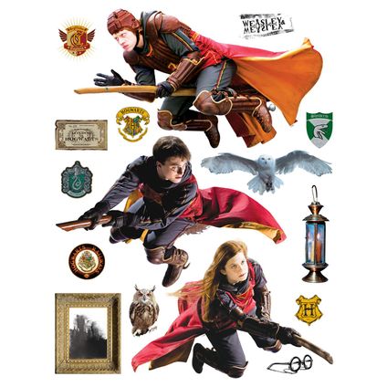Sanders & Sanders sticker mural Harry Potter gris et rouge - 85 x 65 cm - 601358