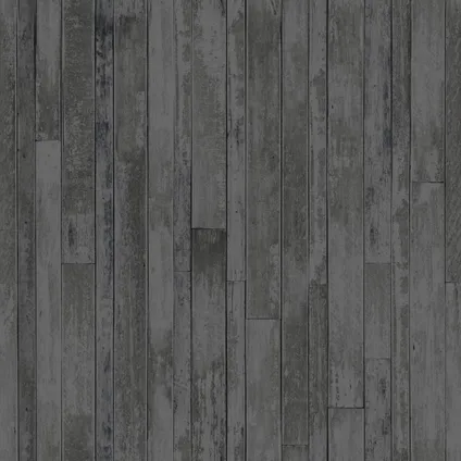 ESTAhome behang vintage sloophout planken zwart en bruin - 53 cm x 10,05 m - 128841 7