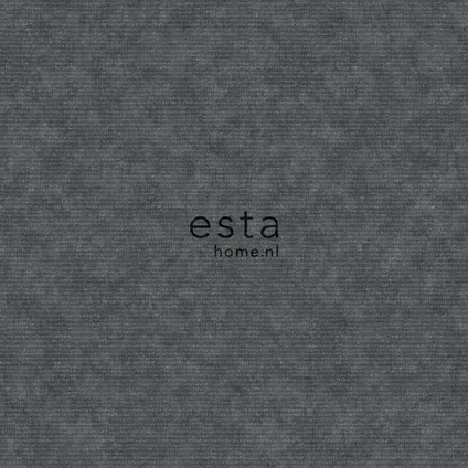 ESTAhome behang effen zwart - 53 cm x 10,05 m - 148310 6