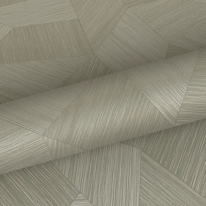Origin Wallcoverings eco-texture vliesbehang grafisch 3D motief zand beige 10