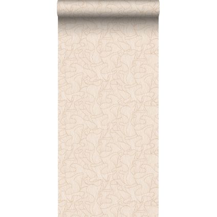 ESTAhome papier peint corail sable beige et terracotta claire - 50 x 900 cm - 139500