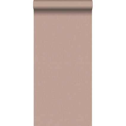 ESTAhome behangpapier linnenstructuur oudroze - 0,53 x 10,05 m - 148743