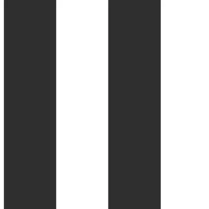 ESTAhome behang strepen zwart wit - 0,53 x 10,05 m - 139111 8