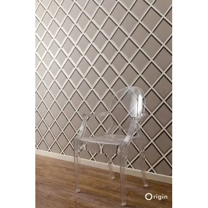 Origin Wallcoverings behangpapier geometrische vormen taupe - 52 cm x 10,05 m 2