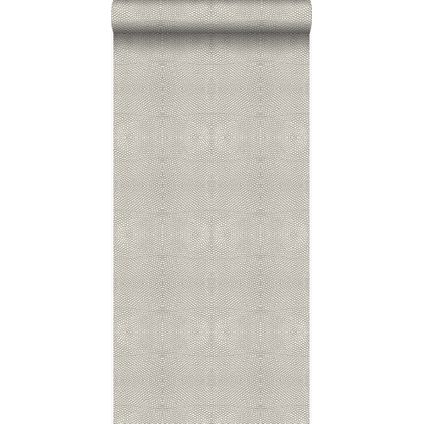 Origin Wallcoverings papier peint peau d'animal taupe - 53 cm x 10,05 m - 347310