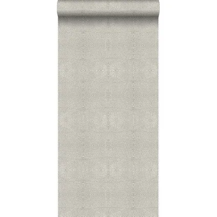 Origin Wallcoverings behangpapier dierenhuidprint taupe - 53 cm x 10,05 m - 347310