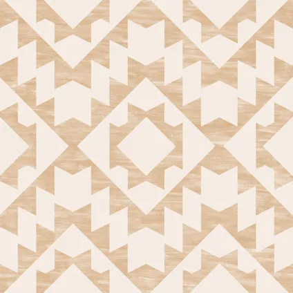 ESTAhome behangpapier Marrakech aztec tapijt beige - 53 cm x 10,05 m - 139550 7
