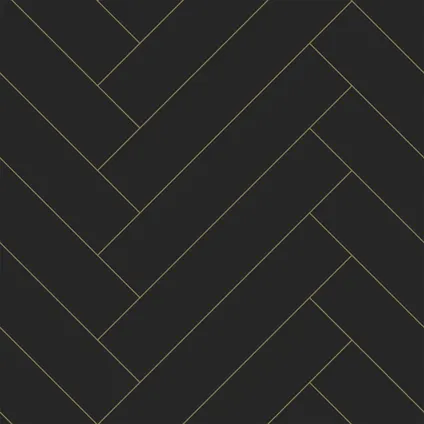 ESTAhome papier peint chevron noir et or - 0,53 x 10,05 m - 139310 9