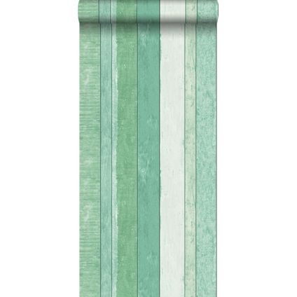 ESTAhome behangpapier sloophout motief groen - 0,53 x 10,05 m - 138983