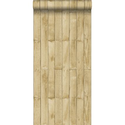 ESTAhome behang houtlook beige en bruin - 53 cm x 10,05 m - 137744