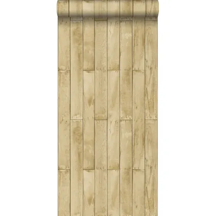 ESTAhome papier peint imitation bois beige et marron - 53 cm x 10,05 m - 137744
