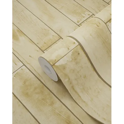 ESTAhome papier peint imitation bois beige et marron - 53 cm x 10,05 m - 137744 6