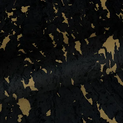 ESTAhome behang kurk zwart en goud - 50 x 900 cm - 139337 4