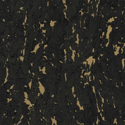 ESTAhome behang kurk zwart en goud - 50 x 900 cm - 139337 5