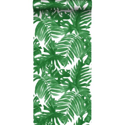 Sanders & Sanders behang palmbladeren tropisch junglegroen - 0,53 x 10,05 m - 935266