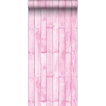 Sanders & Sanders behang houtlook licht roze - 53 cm x 10,05 m - 935243