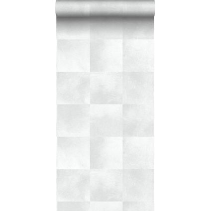 Origin Wallcoverings behangpapier dierenhuid met vacht structuur licht warm grijs