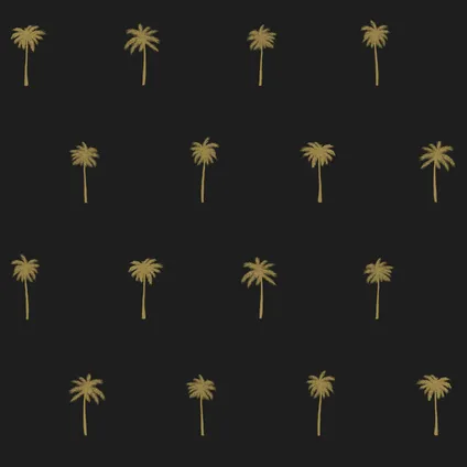 ESTAhome behang palmbomen zwart en goud - 0,53 x 10,05 m - 139161 9
