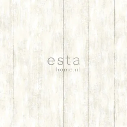 ESTAhome behang sloophout wit - 53 cm x 10,05 m - 128006 6